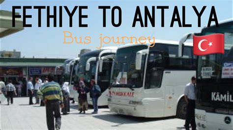 antalya to fethiye bus schedule
